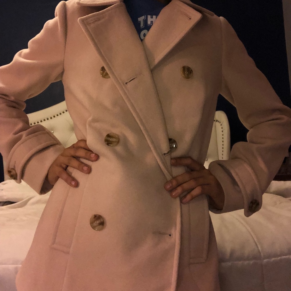 Blush Pink Trench Coat